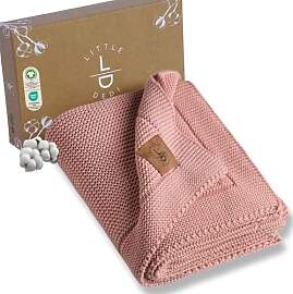 Little Dedi Strickdecke aus 100% Bio-Baumwolle