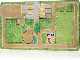 Little Lino Pferde Spielteppich Extra Weich -