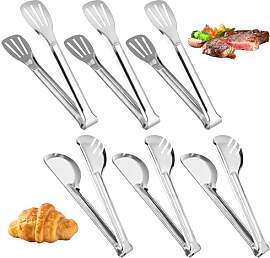 LIUCONGBD 6 Stück Gebäckzange Set, 9 Zoll Zange