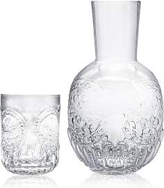 LIUCONGBD Vintage Nachttisch-Wasserkaraffe und