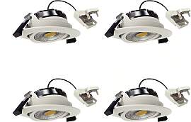 Liv Einbauspot Weiß 4 Stück