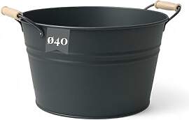 Livlig53 LIVLIG Zinkwanne 30L mit Griffen,