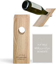 Livlig53 Weinflaschenhalter aus Holz, Magischer