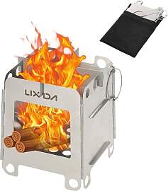 Lixa-da Campingkocher Holzofen Mini Holzvergaser