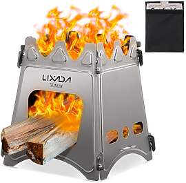 Lixada Campingkocher Titan Holzofen Mini