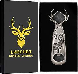LKKCHER Hirschgeweih Hirsch Bierflaschenöffner,