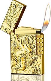 LLIANG Cooles Feuerzeug Mit Drachenmuster -