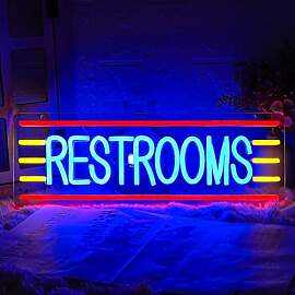 LMSIGNLY Toilette Neonschild für Geschäft