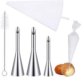 Lnngub Spritztüllen zum Füllen von Krapfen Set,