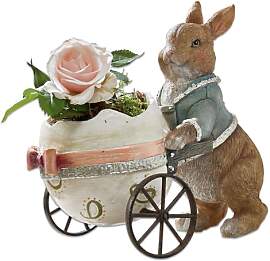 Loberon Hase Alençon, von Hand bemalt,