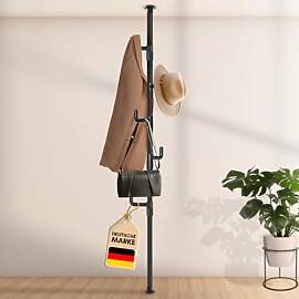 LOBUX® - Garderobenständer ausziehbar, 5 Haken