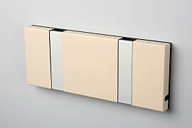 LoCa KNAX 2 Desert sandfarben Garderobenleiste mit 