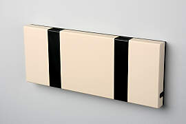 LoCa KNAX 2 Desert sandfarben Garderobenleiste mit 