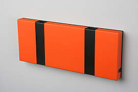 LoCa KNAX 2 Orange  Garderobenleiste mit 2 Haken