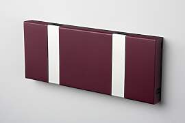 LoCa KNAX 2 Purpur Garderobenleiste mit 2 Haken