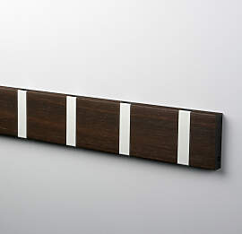 LoCa KNAX 4 Eiche Garderobenleiste mit 4 Haken