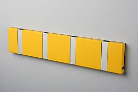 LoCa KNAX 4 Gelb Summer Garderobenleiste mit 4