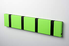 LoCa KNAX 4 Lime Garderobenleiste mit 4 Haken