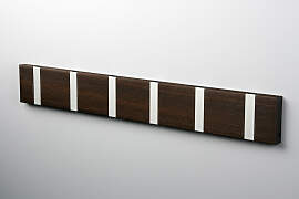 LoCa KNAX 6 Eiche Garderobenleiste mit 6 Haken