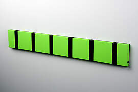 LoCa KNAX 6 Lime Garderobenleiste mit 6 Haken