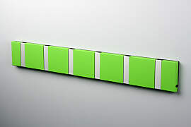 LoCa KNAX 6 Lime Garderobenleiste mit 6 Haken