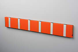 LoCa KNAX 6 Orange Garderobenleiste mit 6 Haken