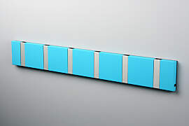 LoCa KNAX 6 Tuerkis Garderobenleiste mit 6 Haken