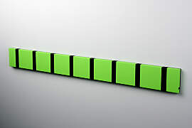 LoCa KNAX 8 Lime Garderobenleiste mit 8 Haken