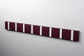 LoCa KNAX 8 Purpur Garderobenleiste mit 8 Haken