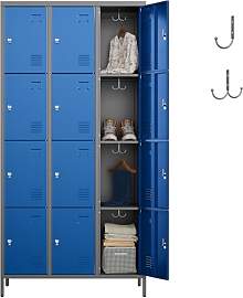 LOCENHU Metallschrank für Mitarbeiter, Schrank
