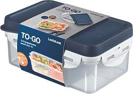 LocknLock TO GO Lunchbox mit Fächern 1L, Bento