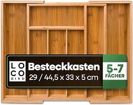 Loco Bird Besteckkasten für Schubladen - 5 bis 7