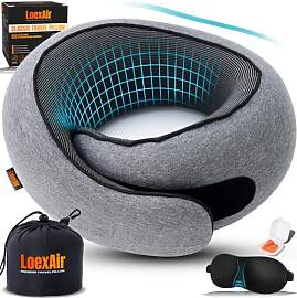 LOEXAIR® Nackenkissen Flugzeug, Reisekissen für
