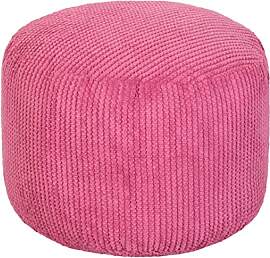 Loft 25 Runder Beanbag Fußhocker - Pouf 44x30cm
