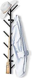 LOFTPLUS Schwarz Wandgarderobe Jackenhalter Wand - 
