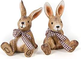 Logbuch-Verlag 2 Keramik Osterhasen Figuren Ostern 