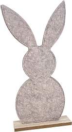 Logbuch-Verlag Filz-Osterhase zum Stellen braun 33 