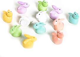 Logbuch-Verlag kleine Osterhasen-Figuren, 12er