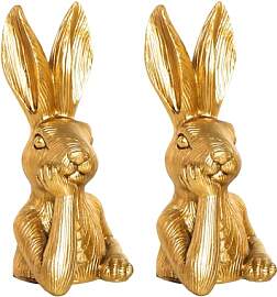 Logbuch-Verlag Osterhase Deko-Figuren, 2er Set: