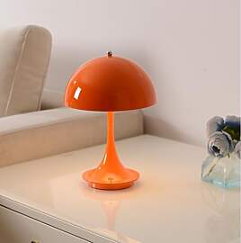 LOGT Pilz Lampe Kabellos Akku Pilz Tischleuchte