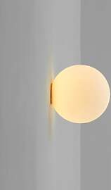 LOGT Runde Glas Wandleuchte Innen LED Kugel