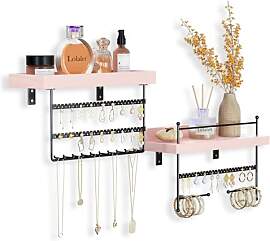 Lolalet 2 Stück hängend Schmuck Organizer
