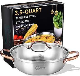 LOLYKITCH Schmorpfanne 30 cm Hoher Rand,