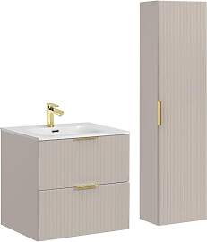 Lomadox Badezimmer Badmöbel Set mit 60cm