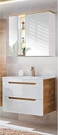 Lomadox Badmöbel Waschplatz Set mit 81 cm