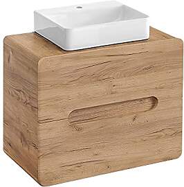 Lomadox Badmöbel Waschtisch 60 cm Unterschrank