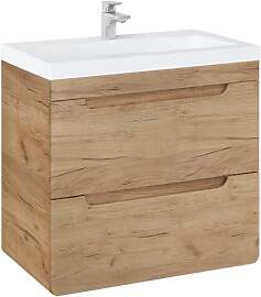 Lomadox Badmöbel Waschtisch-Unterschrank Set,