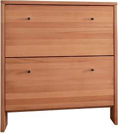 Lomadox Schuhschrank Massivholz Buche Schuhkipper