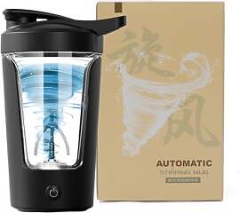 LOMUG Elektrischer Protein Shaker Flasche, 450ML