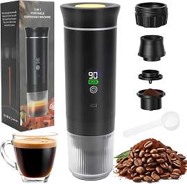 LOMUG Tragbare Kaffeemaschine, Elektrische